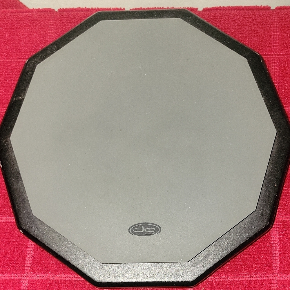 Gray and Black Practice Drum Pad
